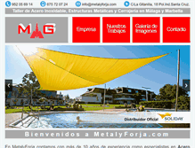 Tablet Screenshot of metalyforja.com